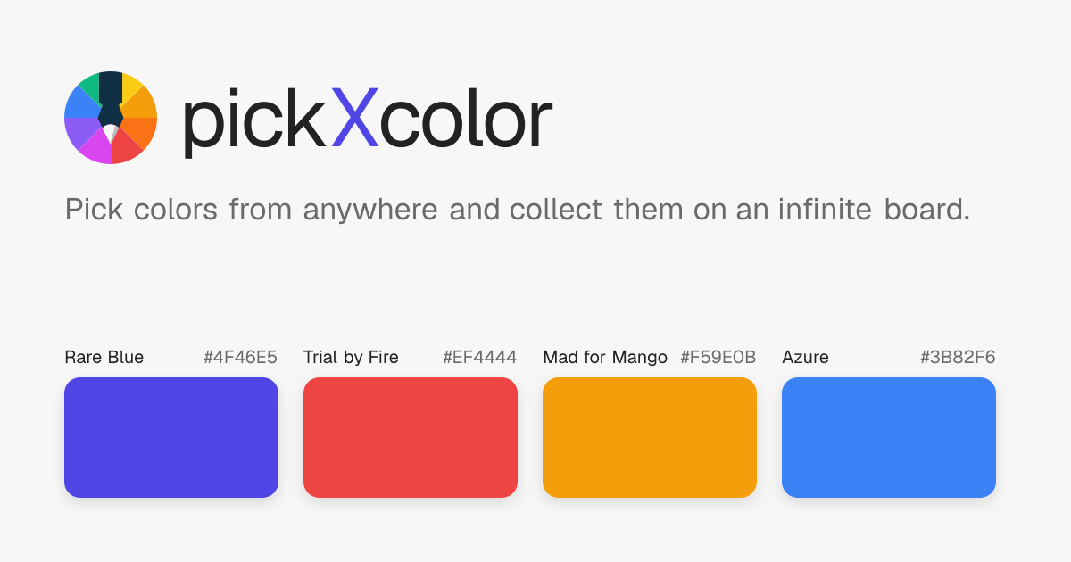 I built a free color picker that puts every color you pick on an infinite board